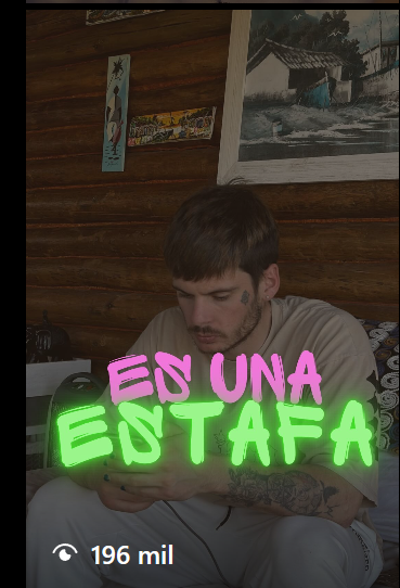 Métrica real de un video de creador